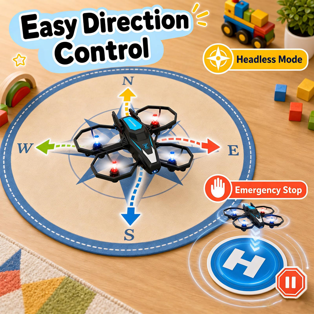 Mini Drones with Camera 1080P HD RC Quadcopter N969281
