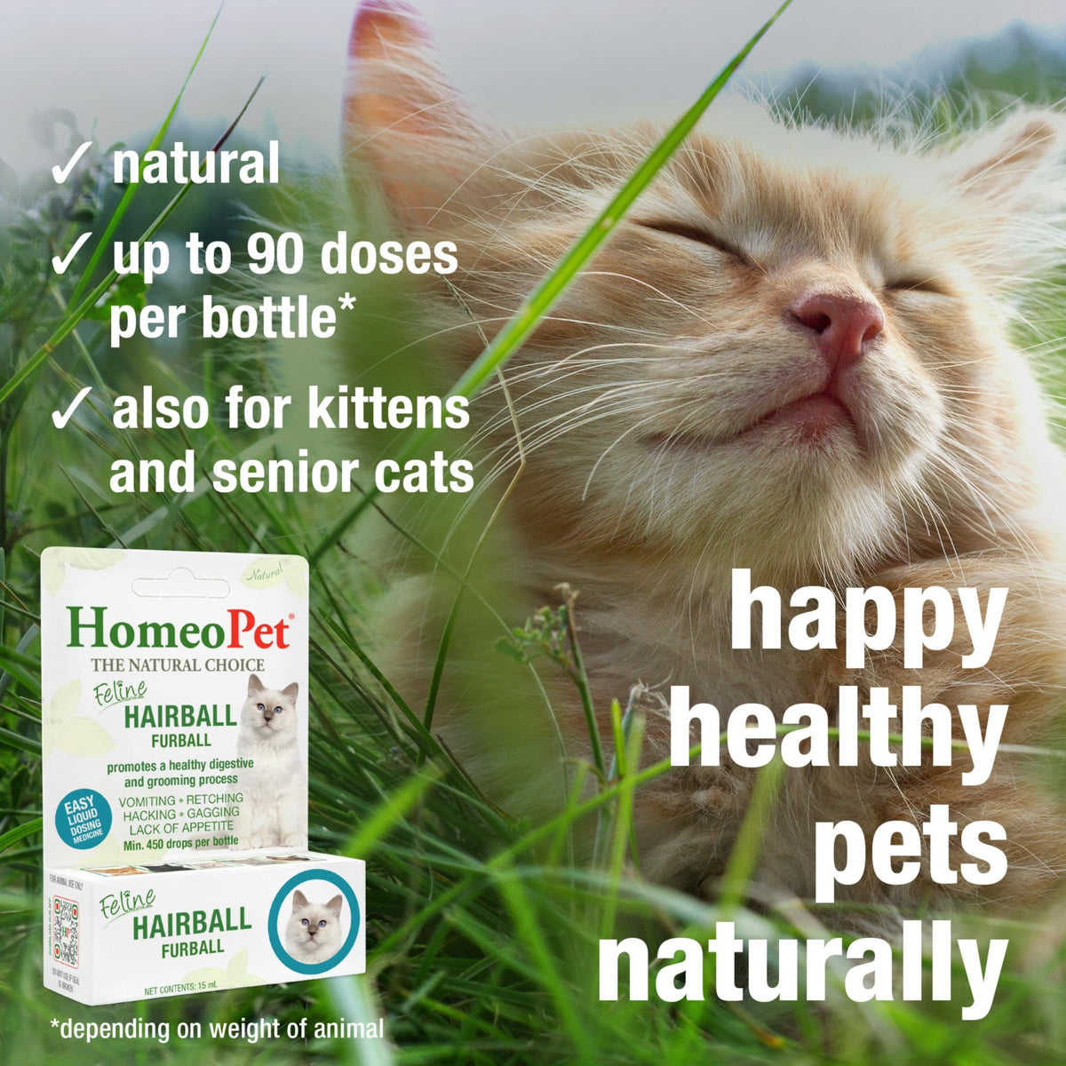 Feline Hairball Supplement 15 Milliliters H49311