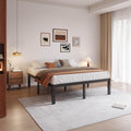 Black 18" Metal Queen Bed Frame B3649
