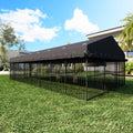 10x20x6.5 FT Heavy Duty Outdoor Dog Kennel with Roof R72183